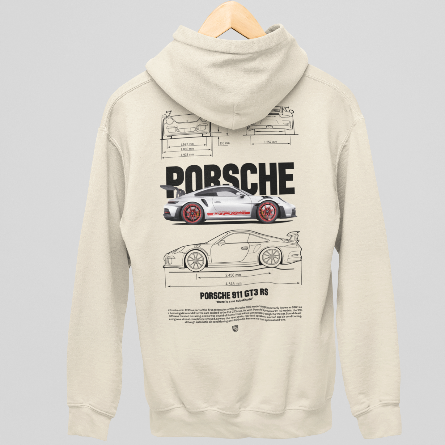 Moletom Com Capuz Porsche 911 GT3 RS - GTSC4