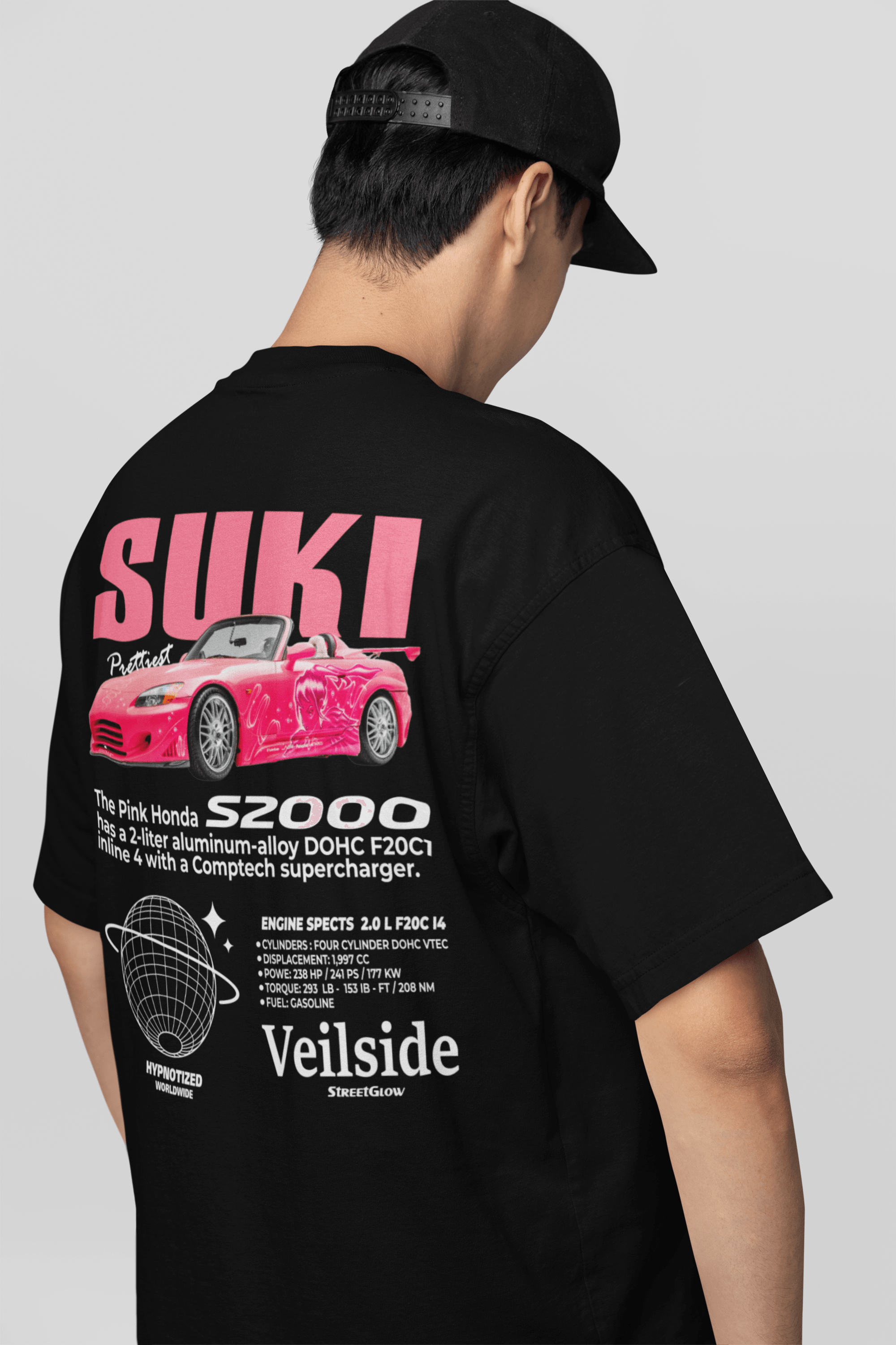 Camiseta do Brian + Suki Honda S2000 do Velozes e Furiosos - GTS60-B