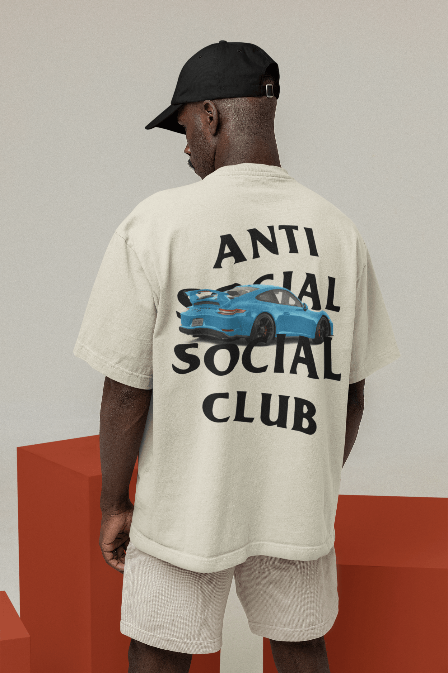 Camiseta Oversized Anti Social Porsche Club - GTS05