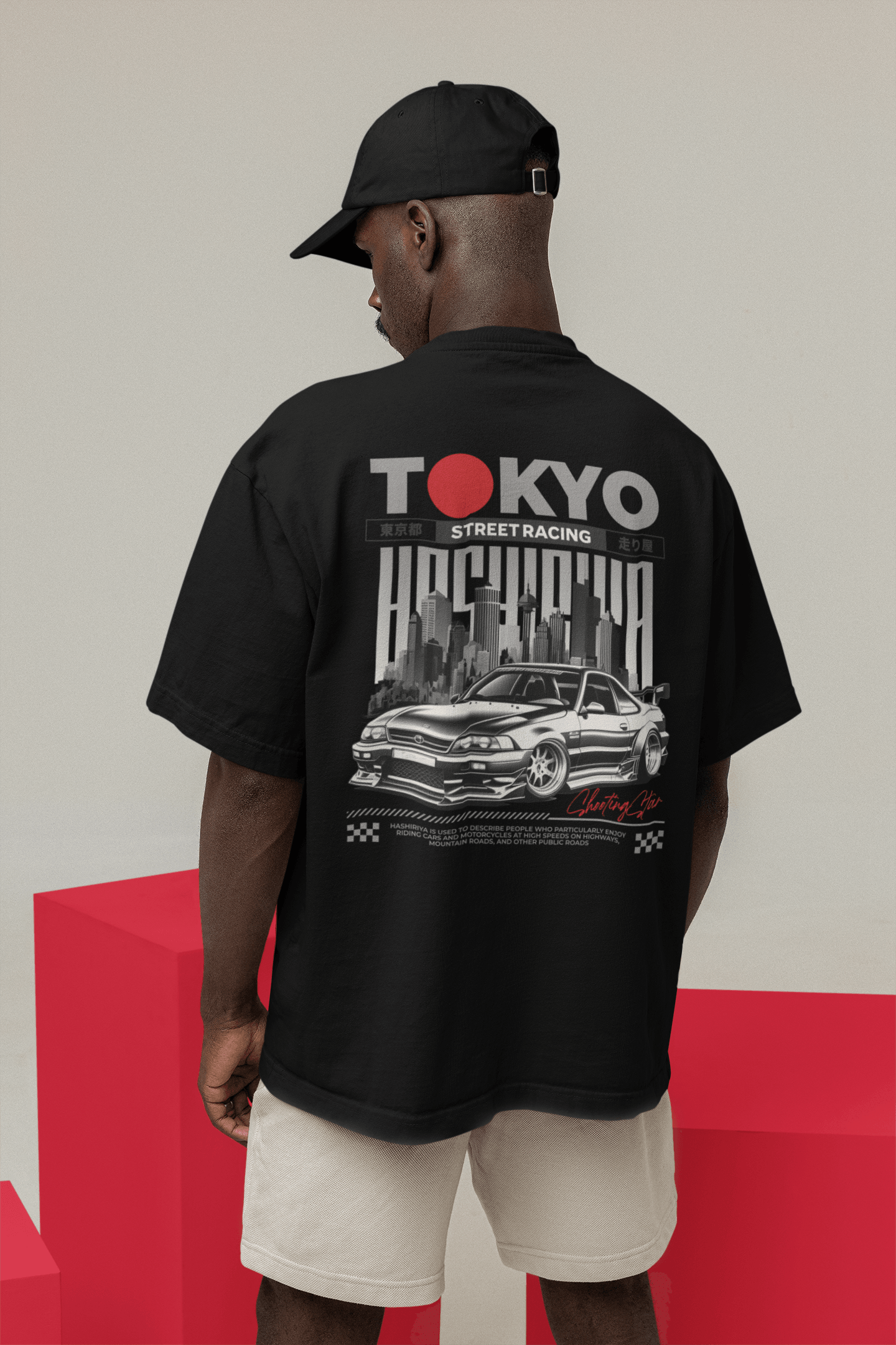 Camiseta Oversized Tokyo Street Racing - GTSO12