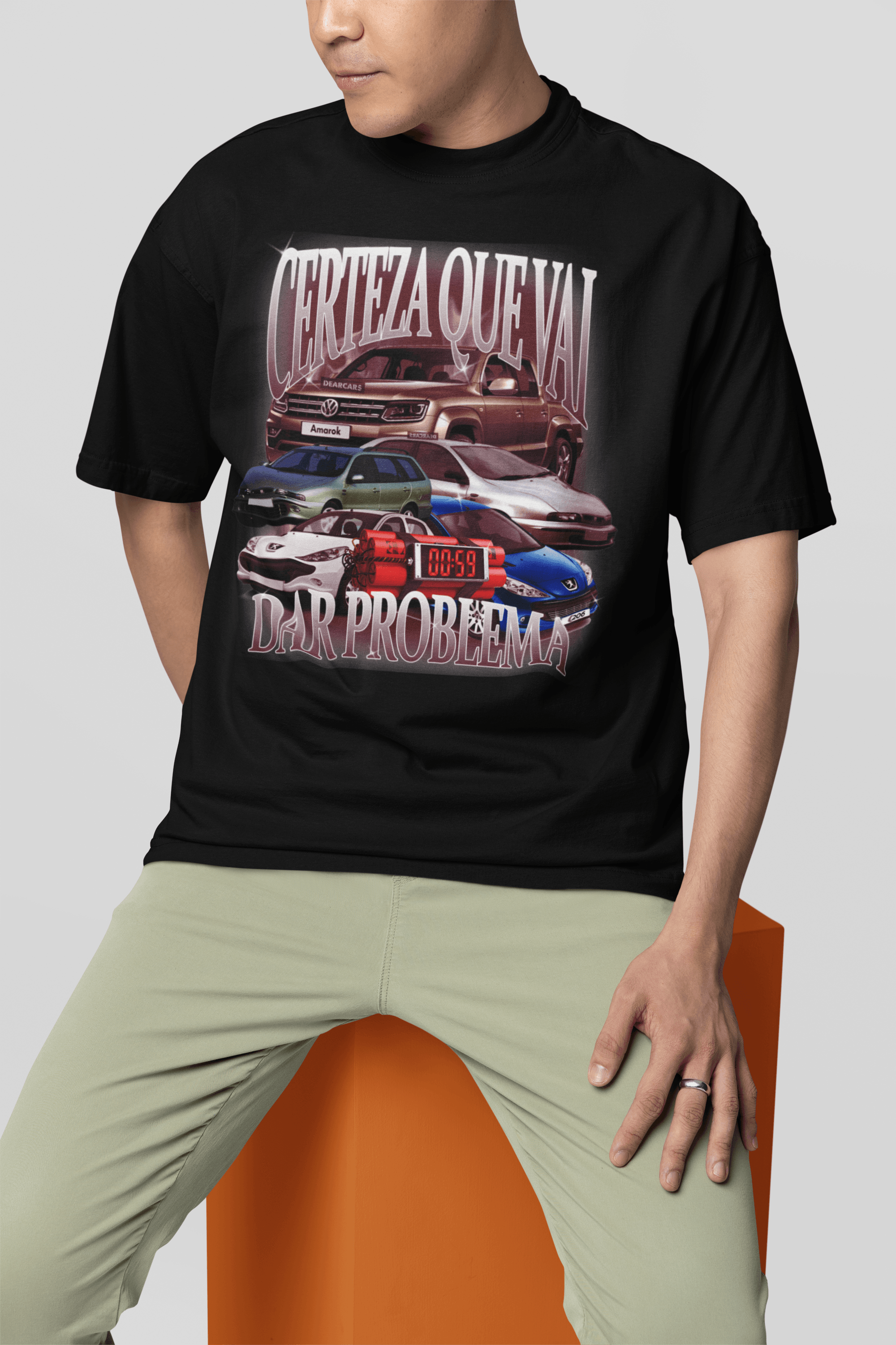 Camiseta "Certeza que vai dar problema" - GTS29 - Loja GTS Custons