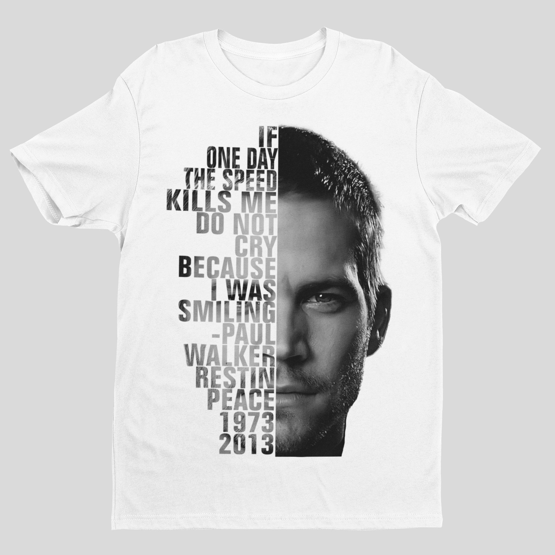 Camiseta em homenagem a Paul Walker - GTS10 - Loja GTS Custons