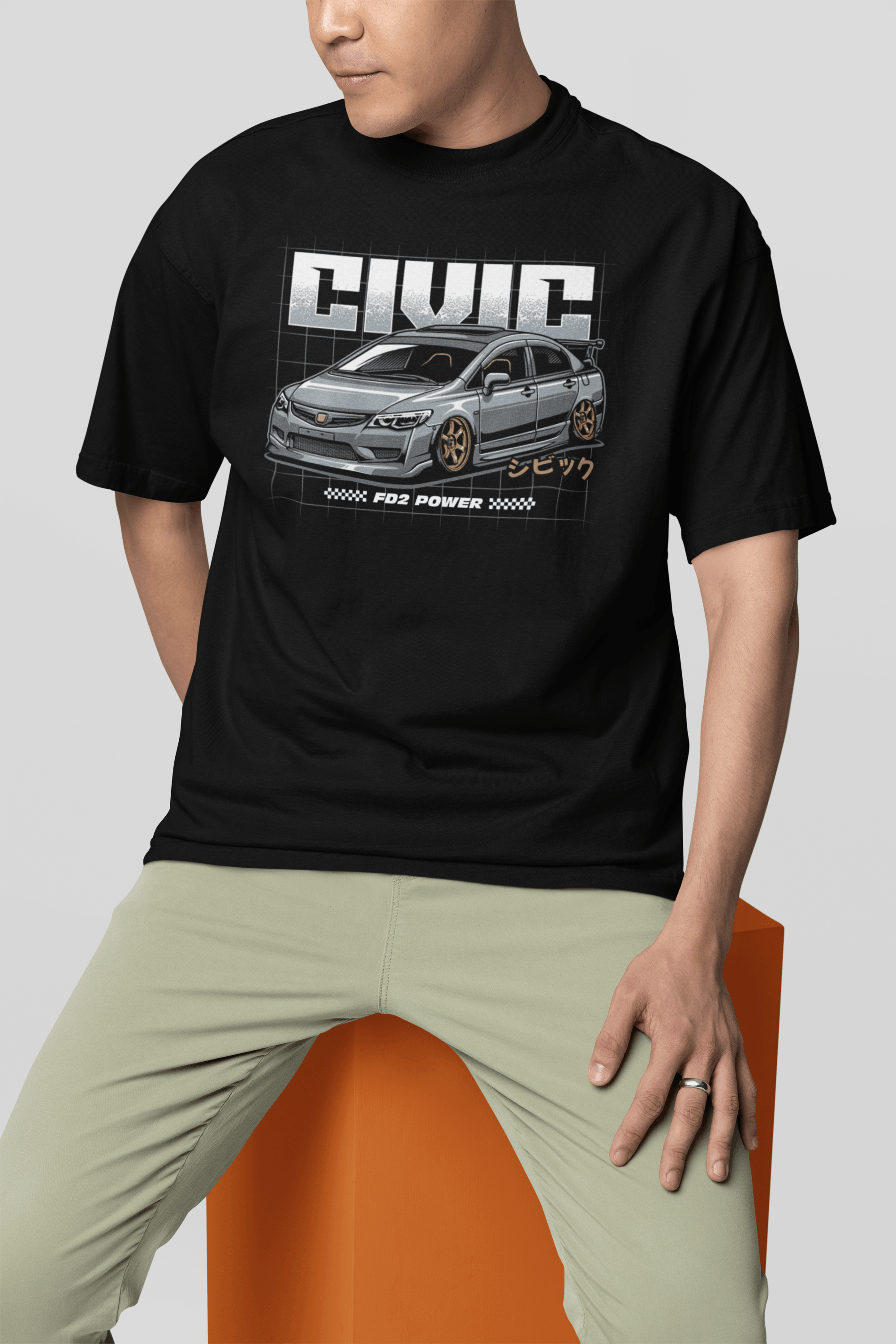 Camiseta Honda Civic FD2 Power - GTS19 - Loja GTS Custons