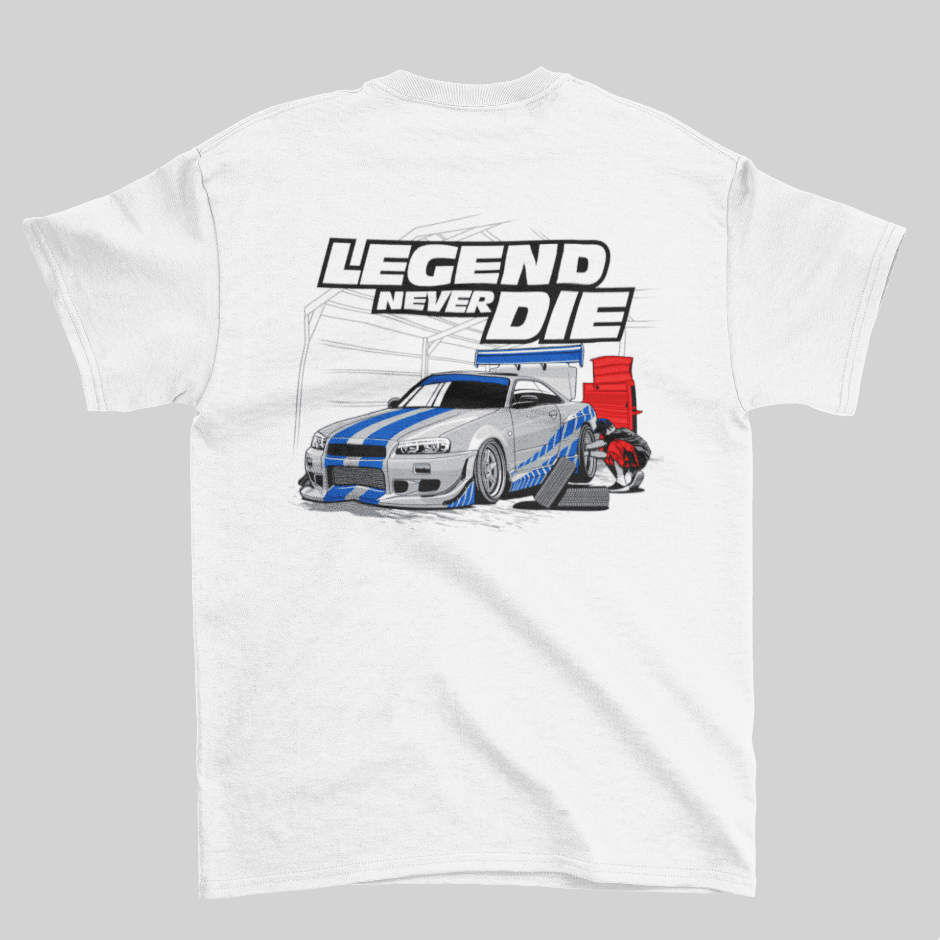 Camiseta Legend Never Die Paul Walker - GTS15 - Loja GTS Custons