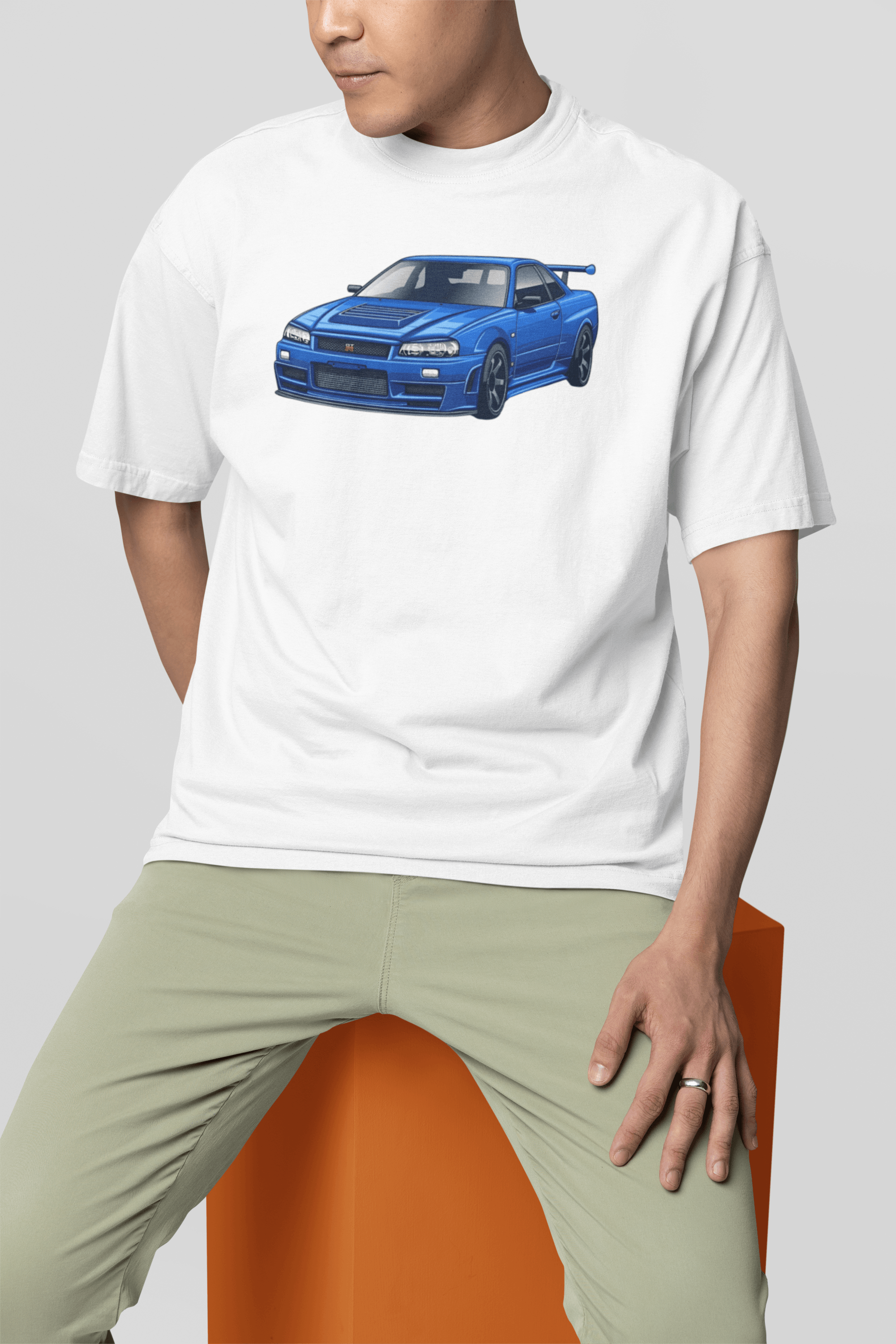 Camiseta Nissan GTR R34 Basic - GTS55-C - Loja GTS Customs