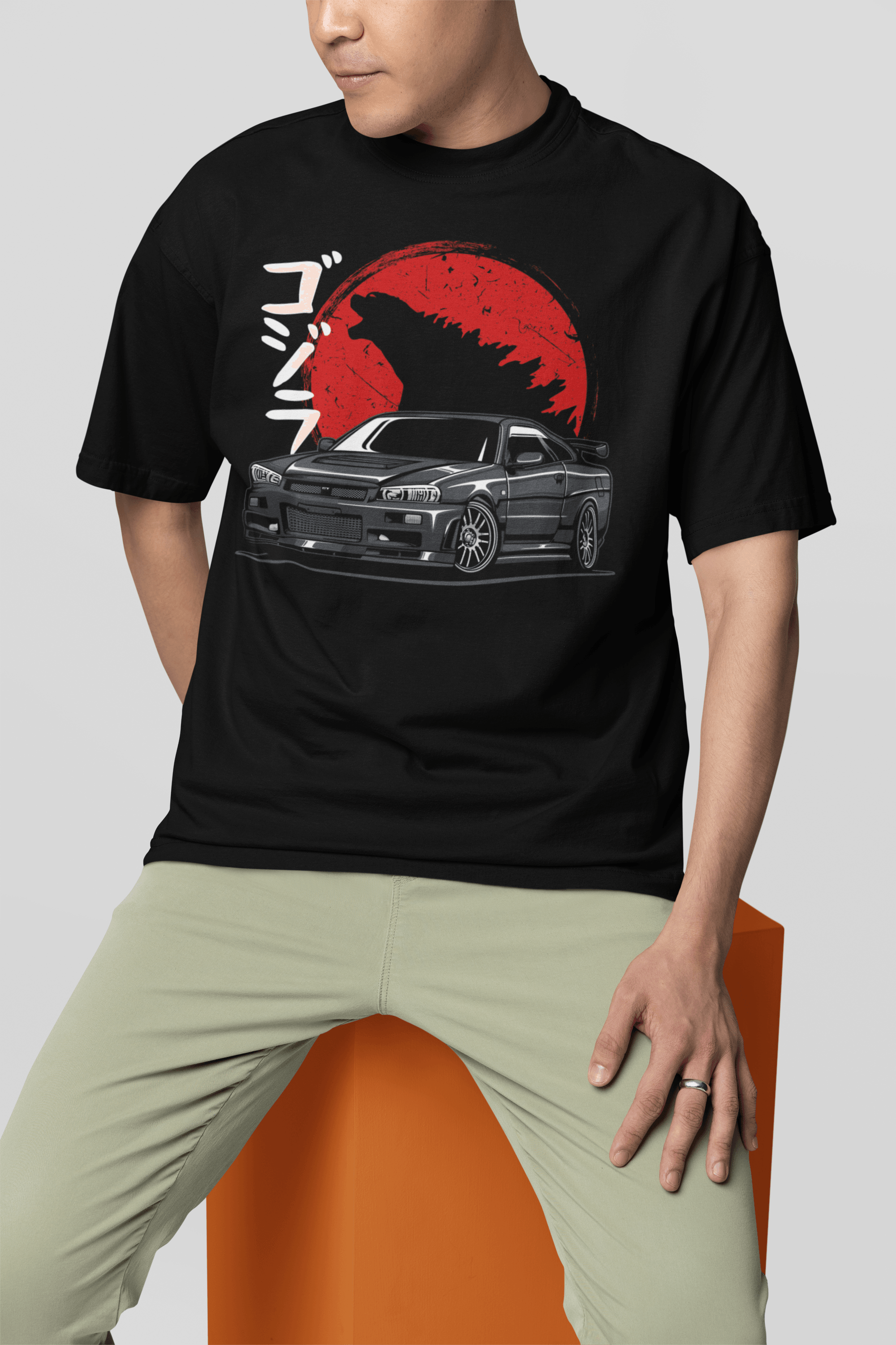 Camiseta Nissan Skyline GTR R34 Godzilla - GTS38 - Loja GTS Custons