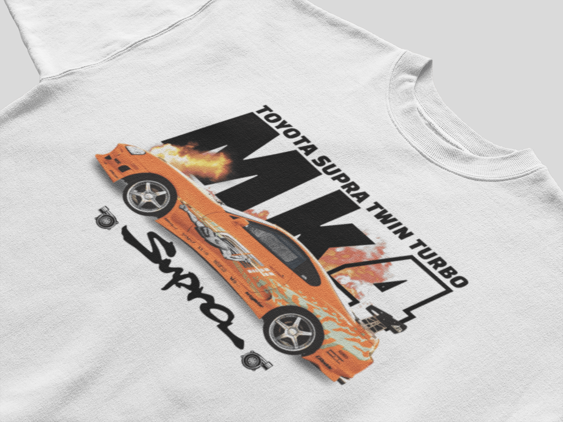 Camiseta Toyota Supra MK4 Twin Turbo - GTS48 - Loja GTS Custons