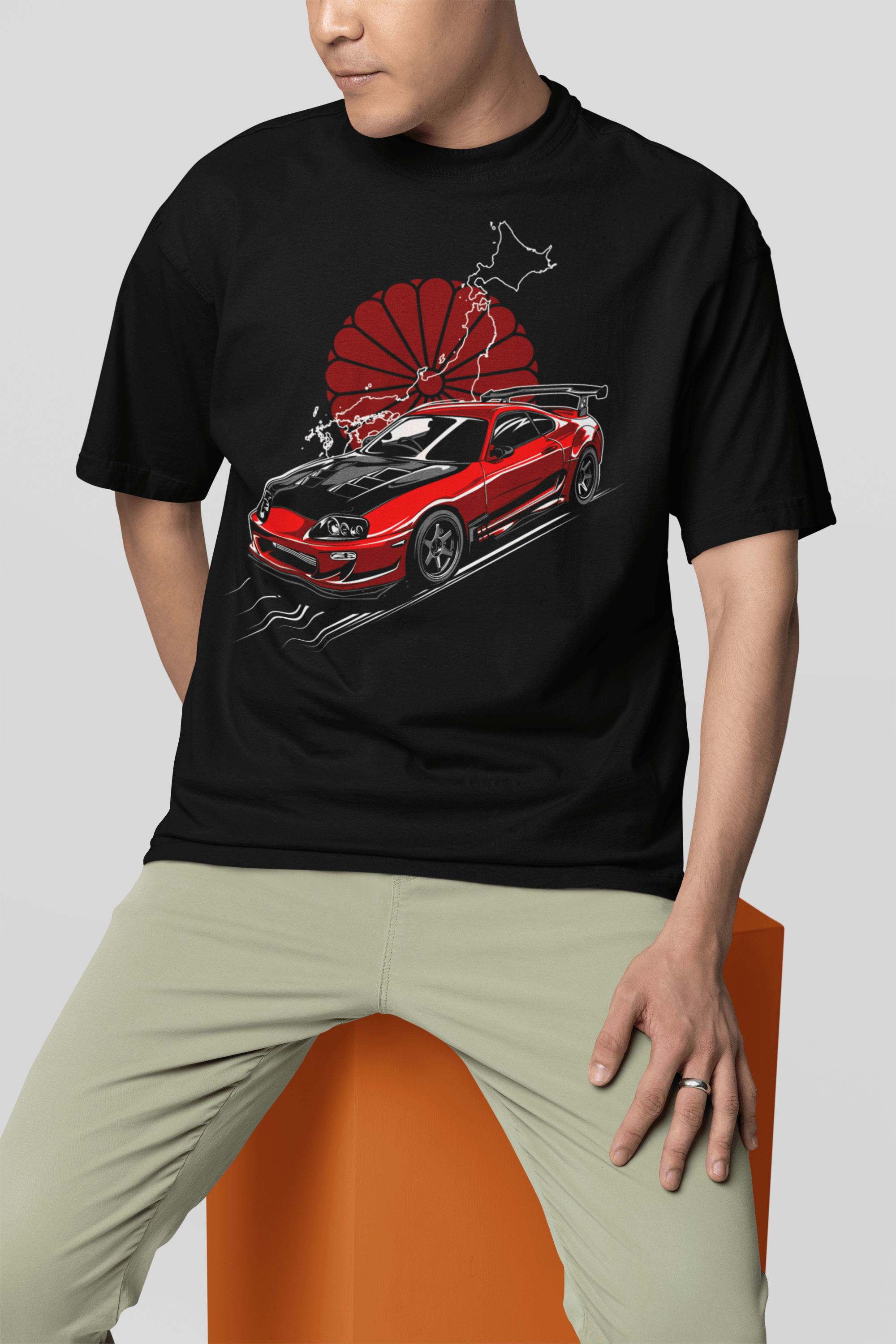 Camiseta Toyota Supra Red - GTS44 - Loja GTS Custons