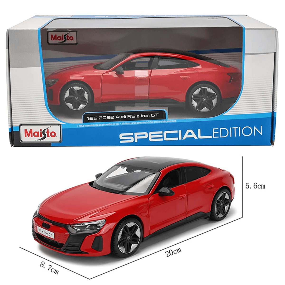 Miniatura 1:24 Audi RS e-tron GT Maisto - Loja GTS Custons