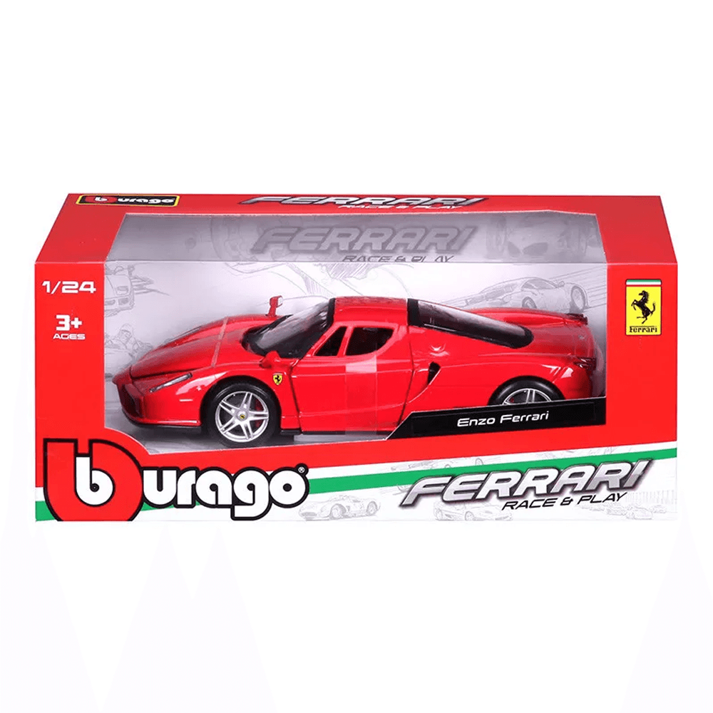 Miniatura Ferrari Enzo 1:24 Vermelha 2003 - Loja GTS Custons