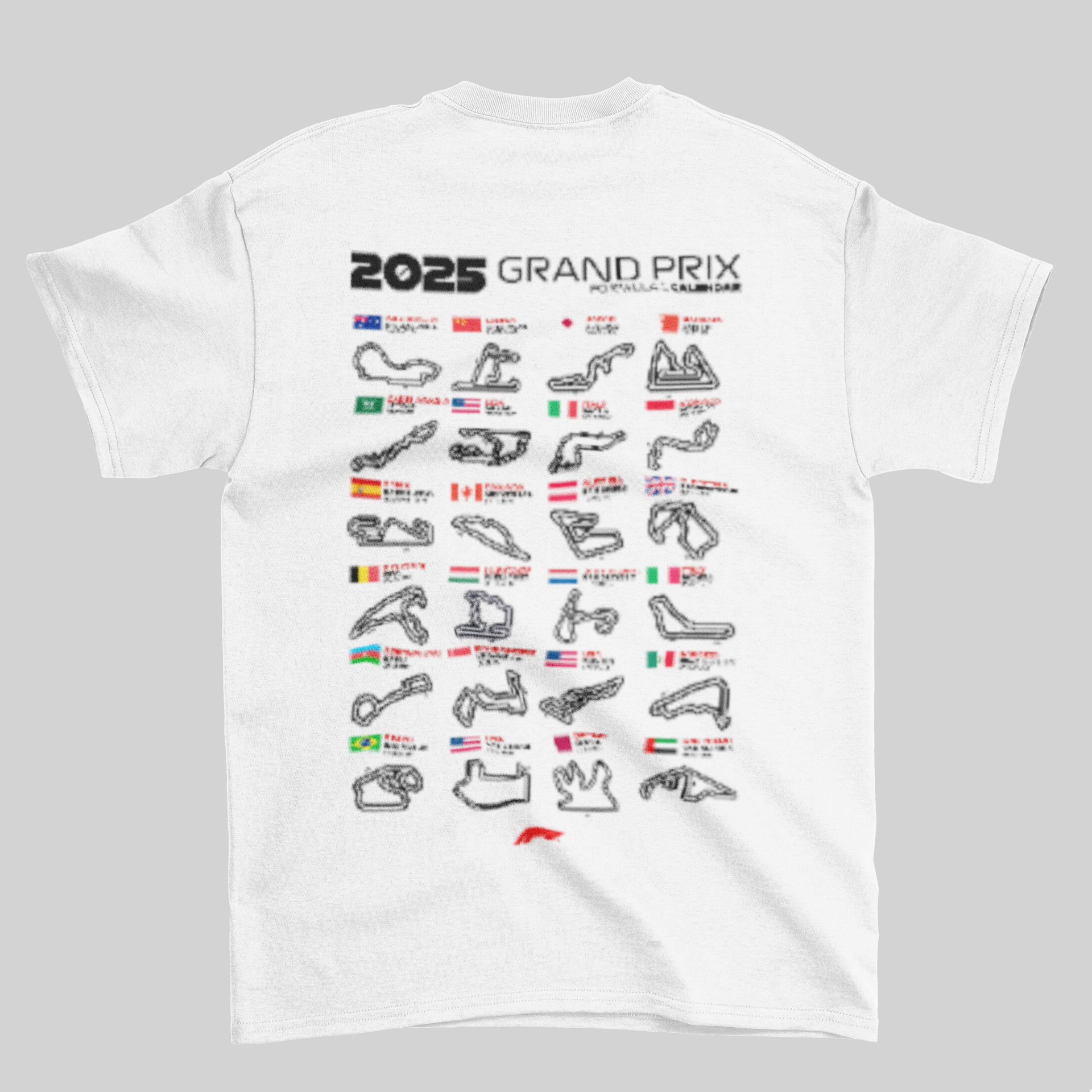 Camiseta Circuits Formula 1 2025 - GTS129