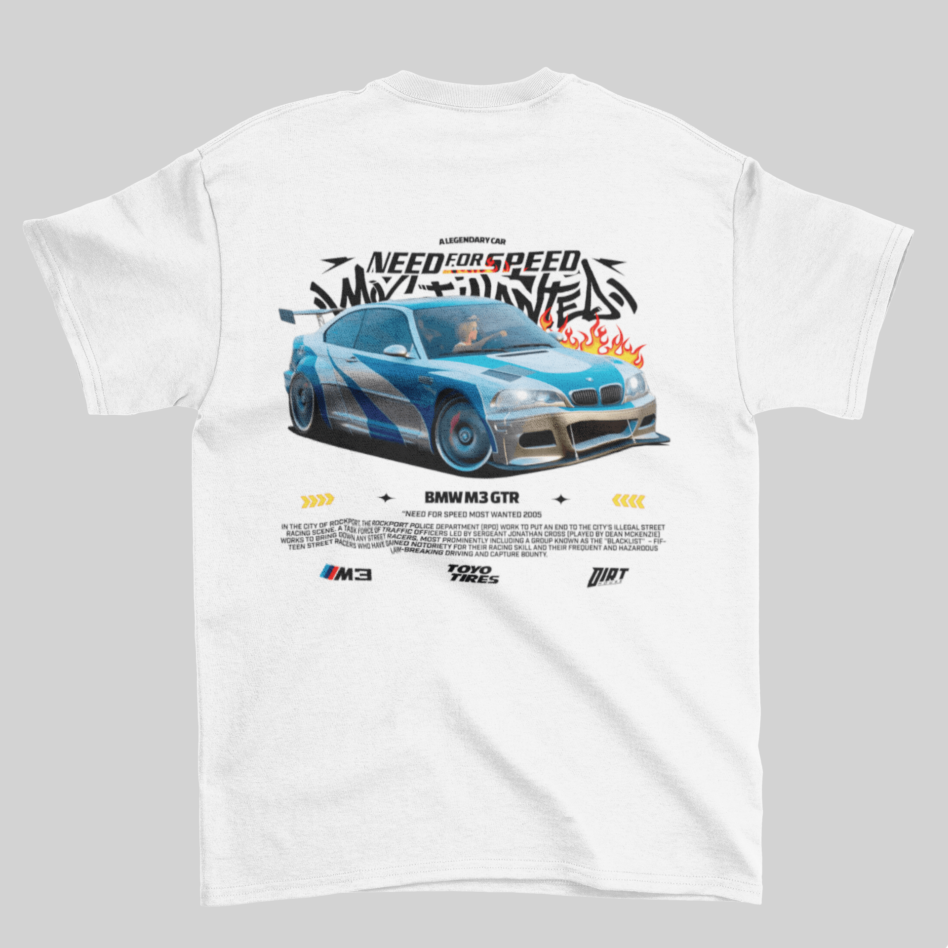 Camiseta Need For Speed Most Wanted M3 - GTS95