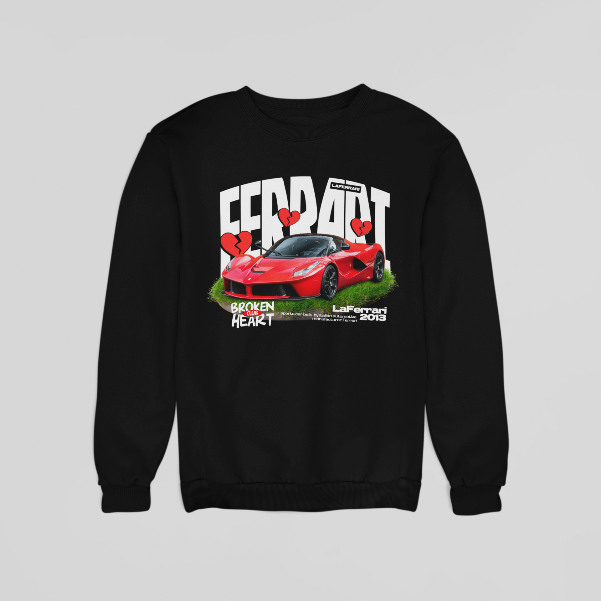 Moletom Careca Broken Heart Ferrari - GTSM7