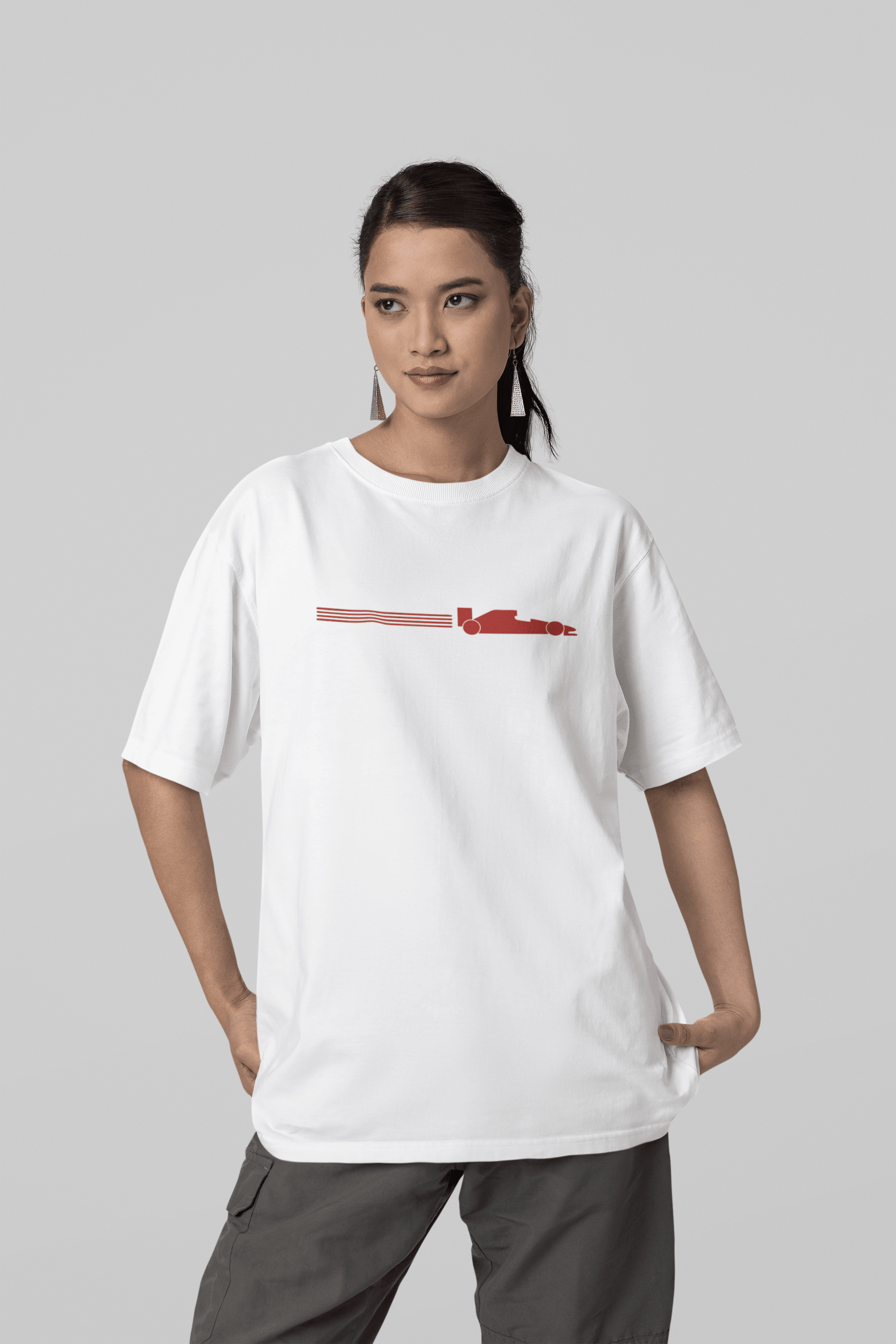 Camiseta Oversized Hot Girls Watch Formula 1 - GTSO23