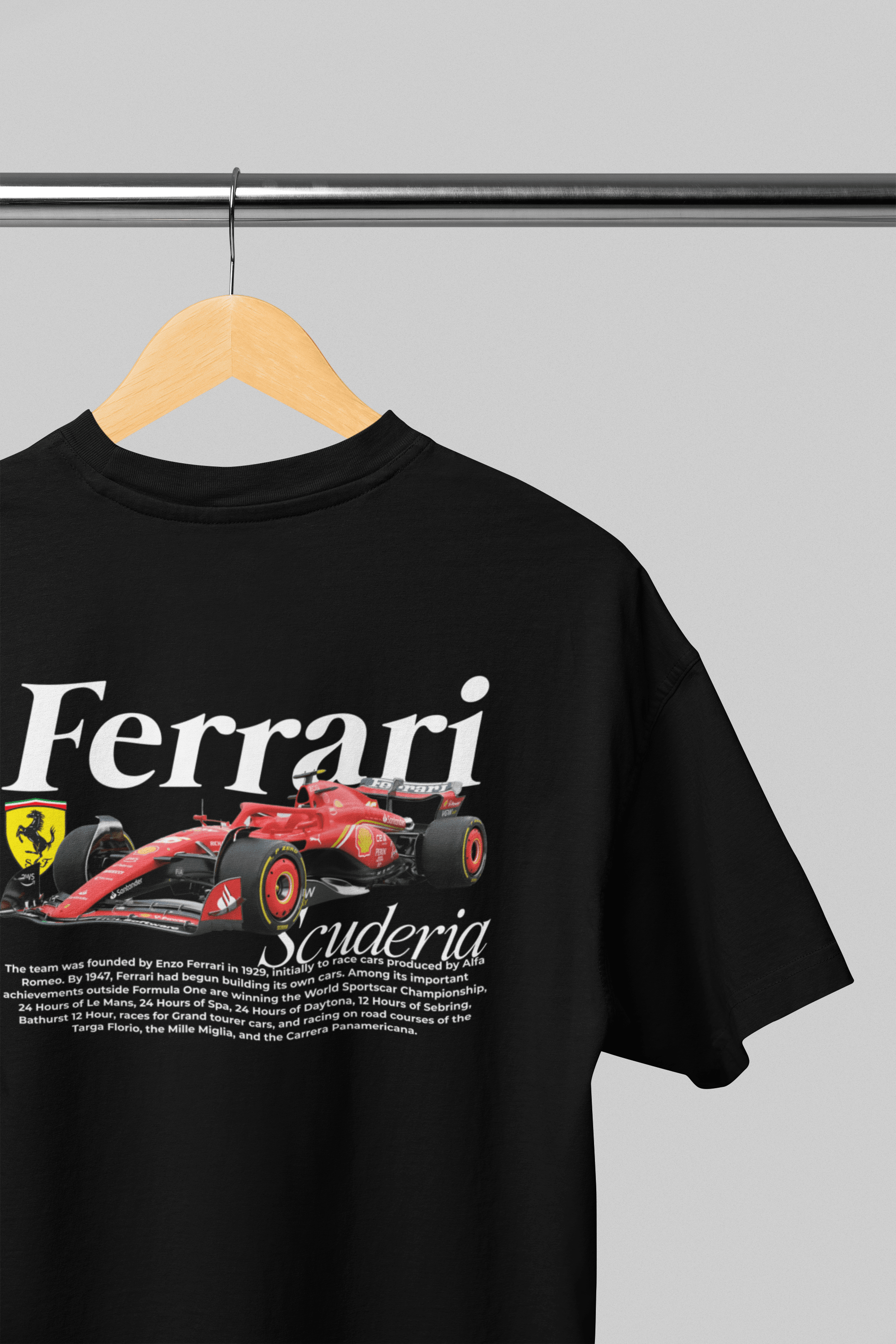 Camiseta Oversized Scuderia Ferrari Formula 1 - GTSO23