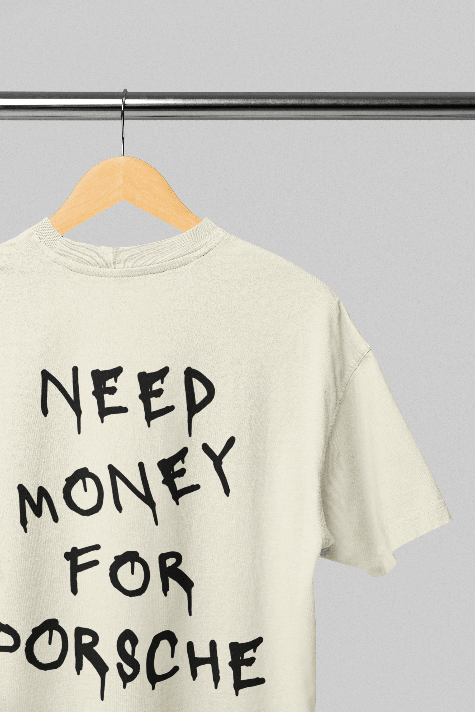 Camiseta Oversized Need Money For Porsche CLASSIC - GTS018