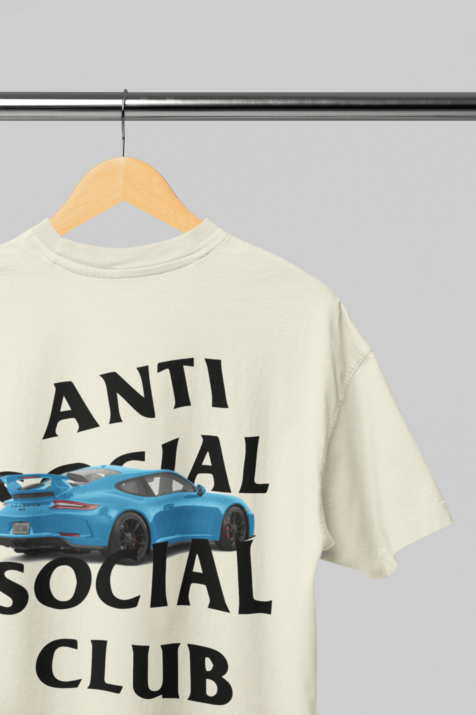 Camiseta Oversized Anti Social Porsche Club - GTS05