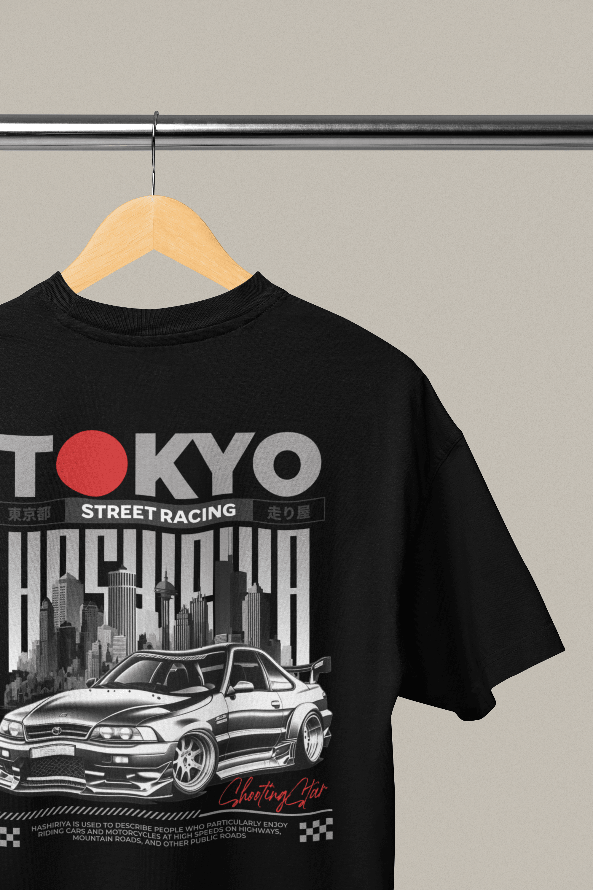 Camiseta Oversized Tokyo Street Racing - GTSO12