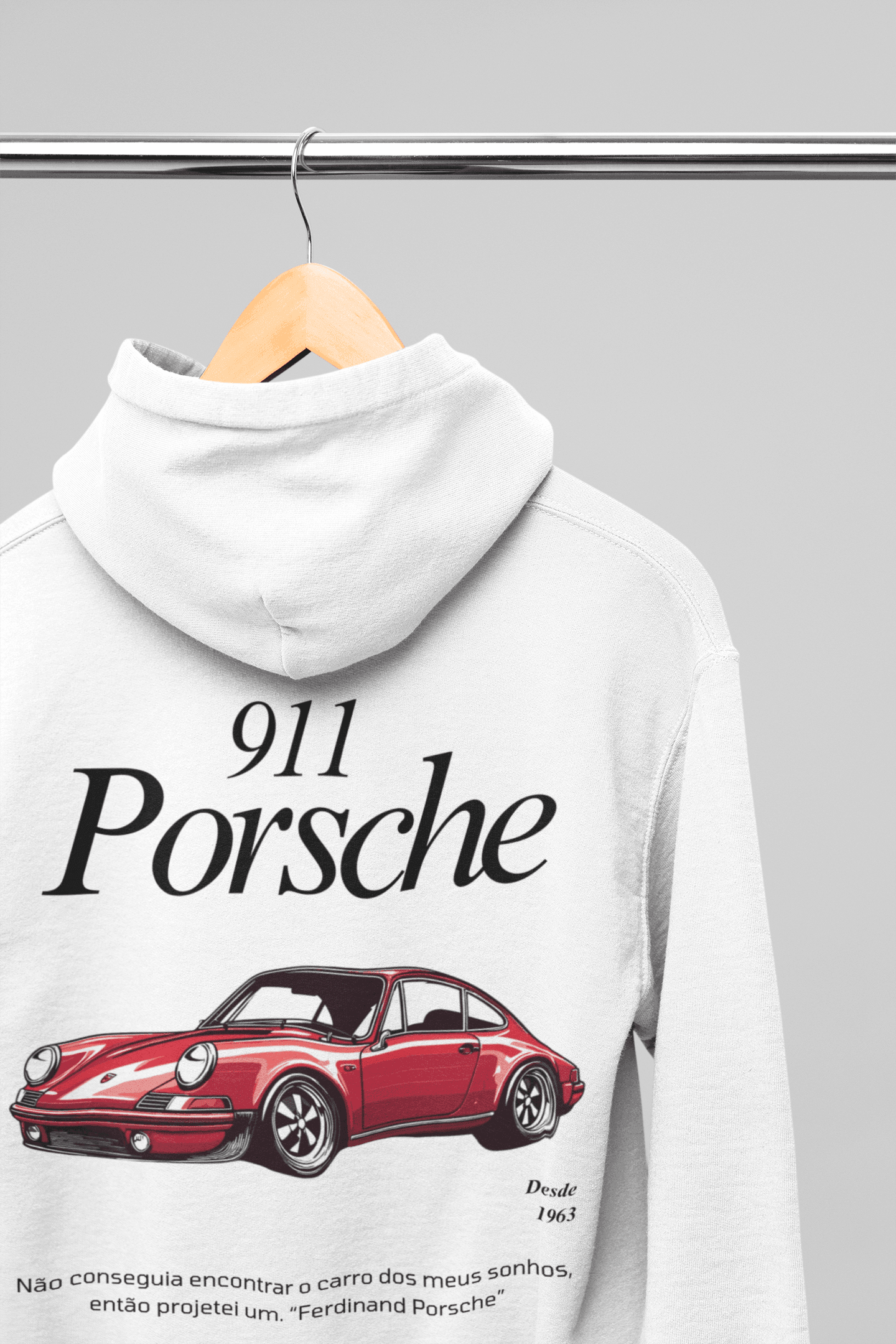 Moletom com Capuz Porsche 911 Vintage - GTSC5 - Loja GTS Customs